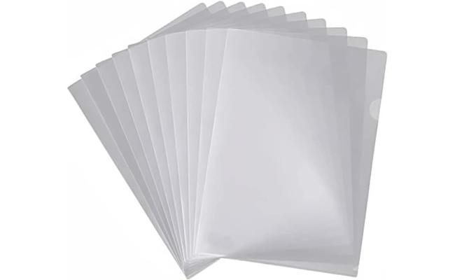 L-Shape A4 For Documents, Pack of 12 files
